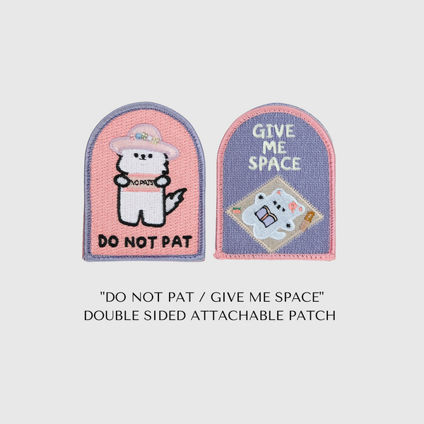 DO NOT PAT & GIVE ME SPACE [SUMMIT] | ATTACHABLE PATCH